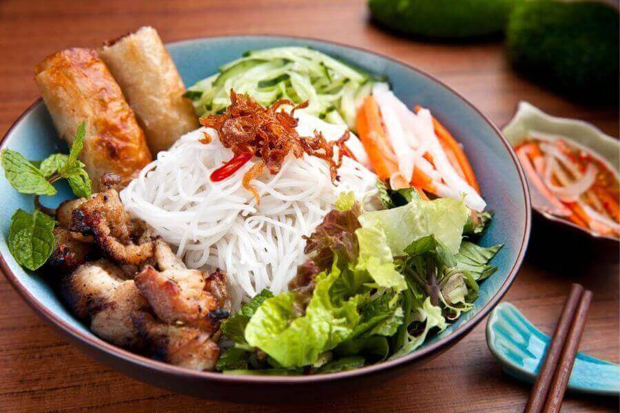 bun thit nuong bao nhieu calo